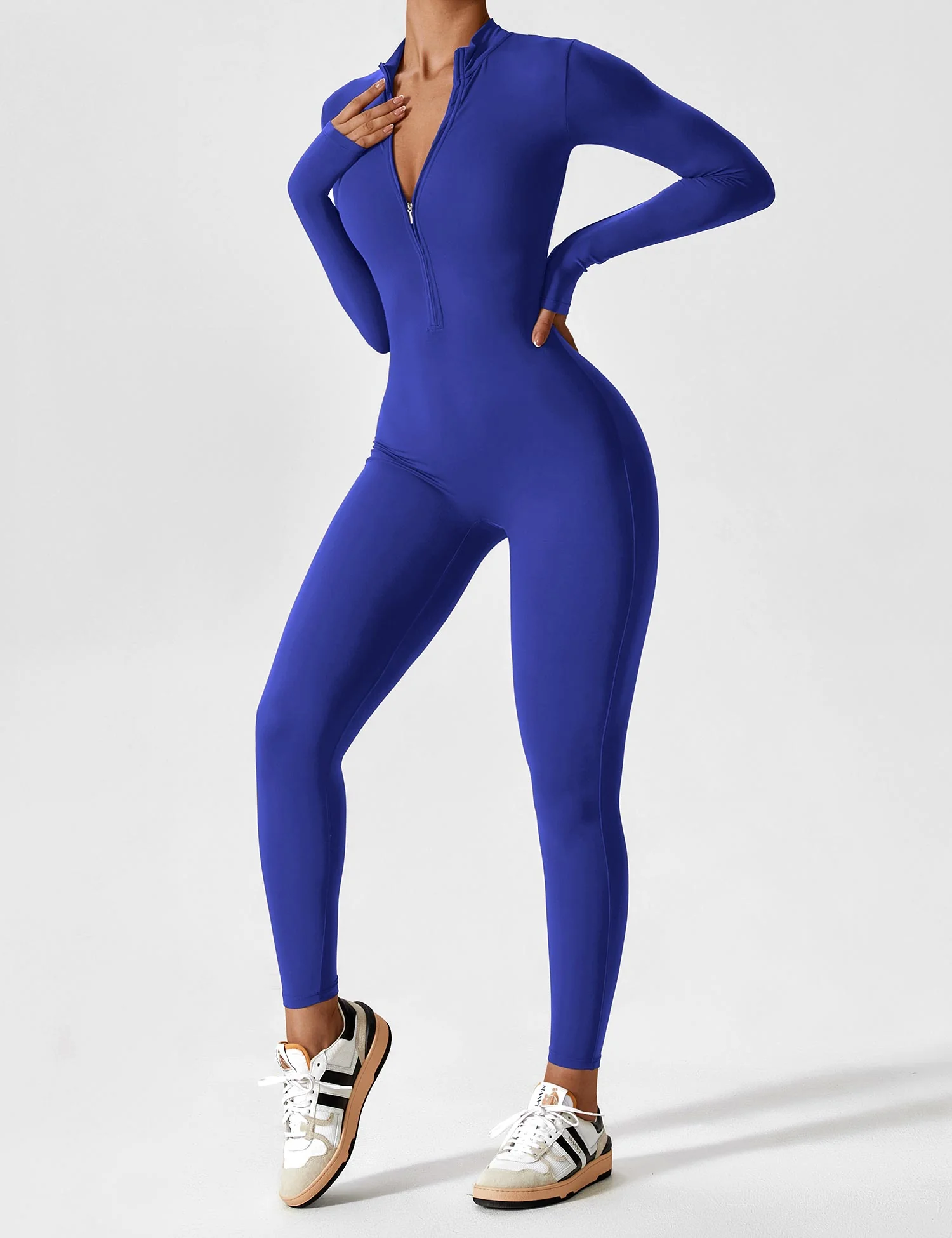 Lina | Nahtloser Full-Zip Bodysuit - Image 28