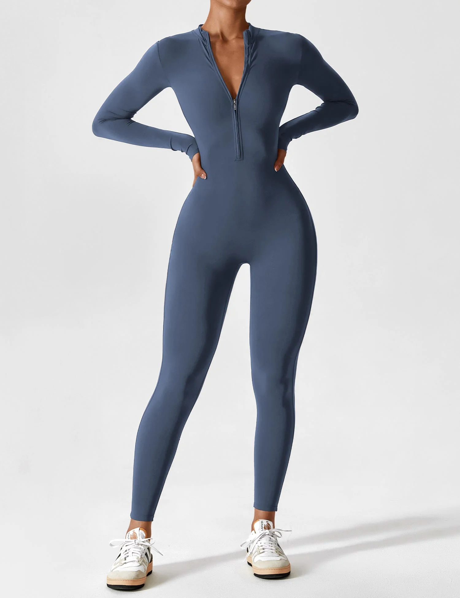 Lina | Nahtloser Full-Zip Bodysuit - Image 75