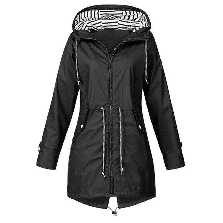 Lisa | Winddichte Regenjacke für mit Kapuze