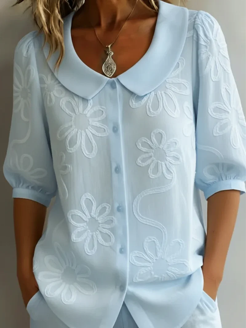 Livia | Elegante Soft-Touch-Bluse für Damen - Image 5
