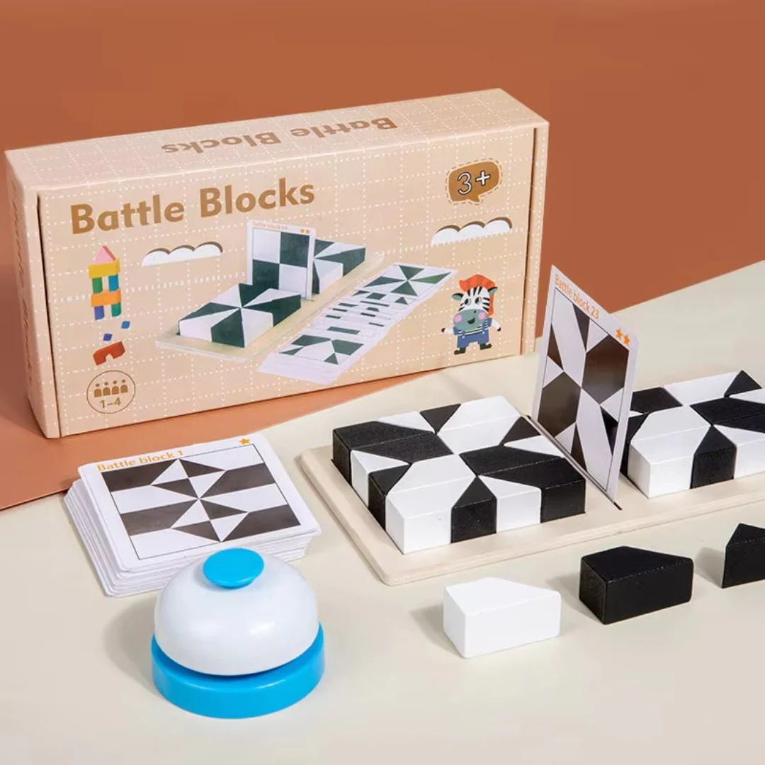 Logikspiel Holz Puzzle Gehirn Teaser Strategisches - Image 3