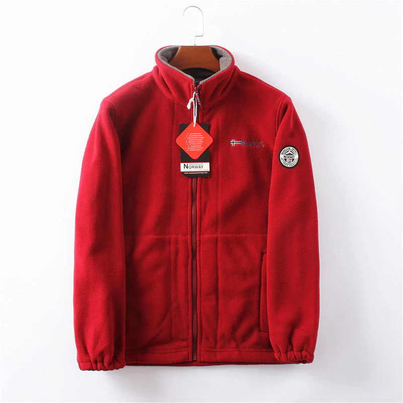 Lucas – Funktionale Herren Fleecejacke mit Stehkragen und Reißverschluss - Image 6