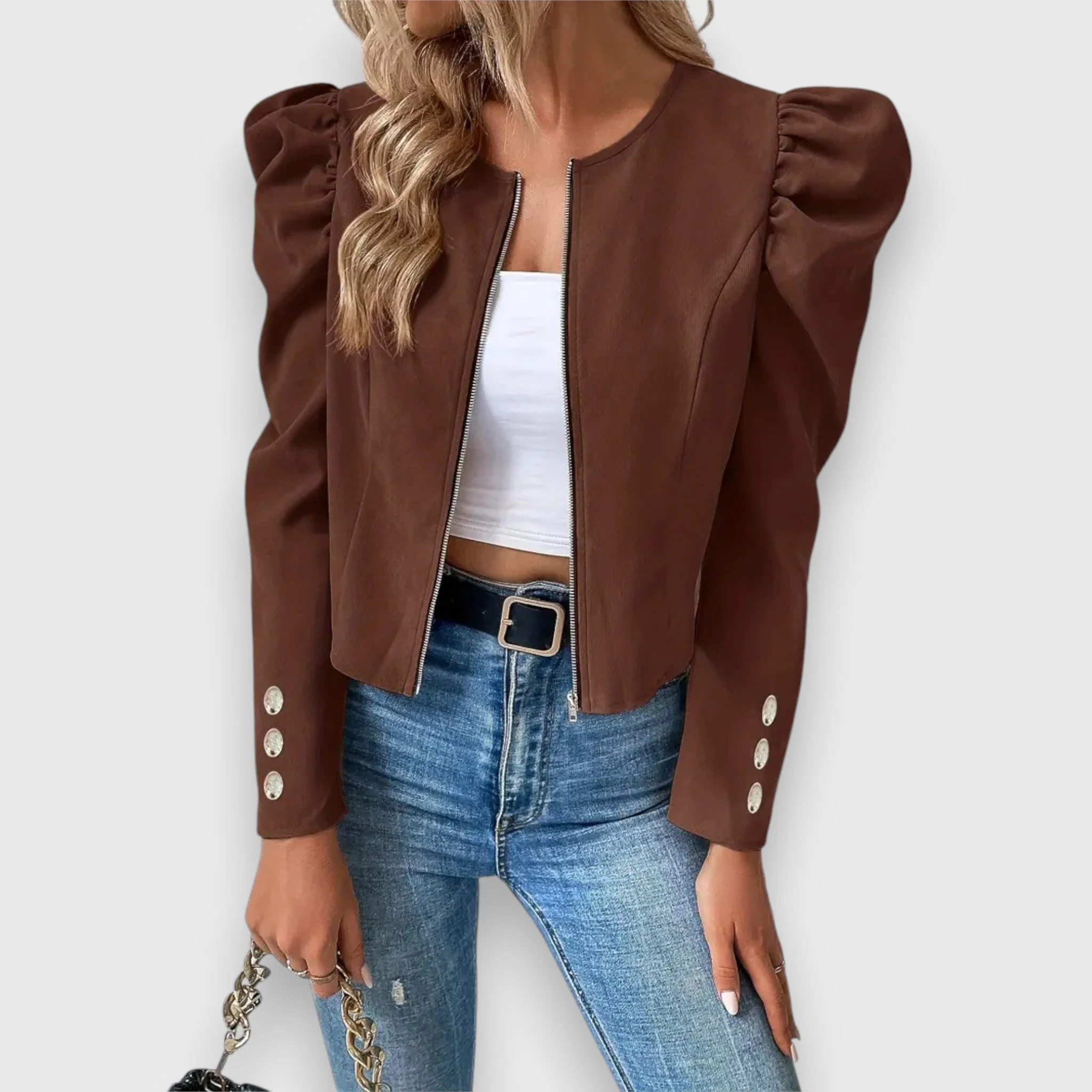 Lucia – Jacke mit Puffärmeln