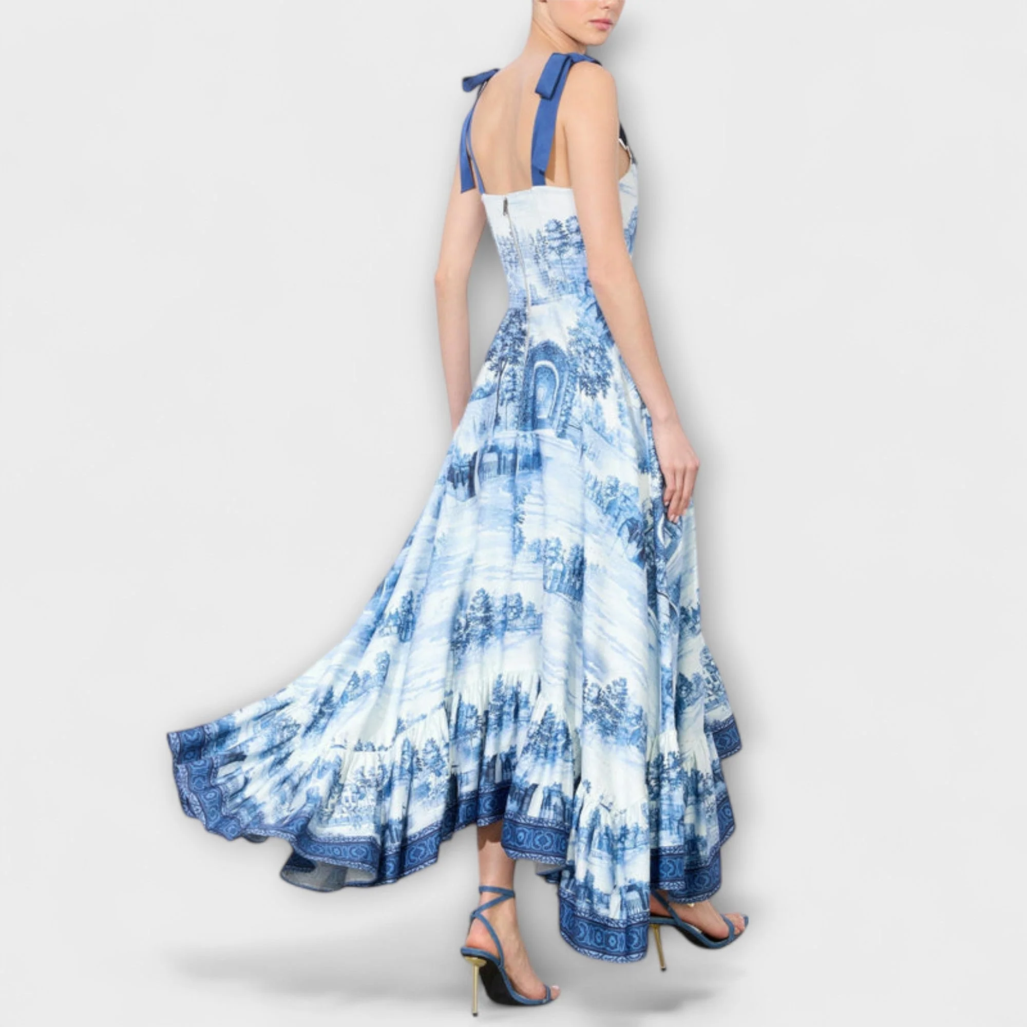 Lucia - Zauberhaftes Maxi-Blumenkleid