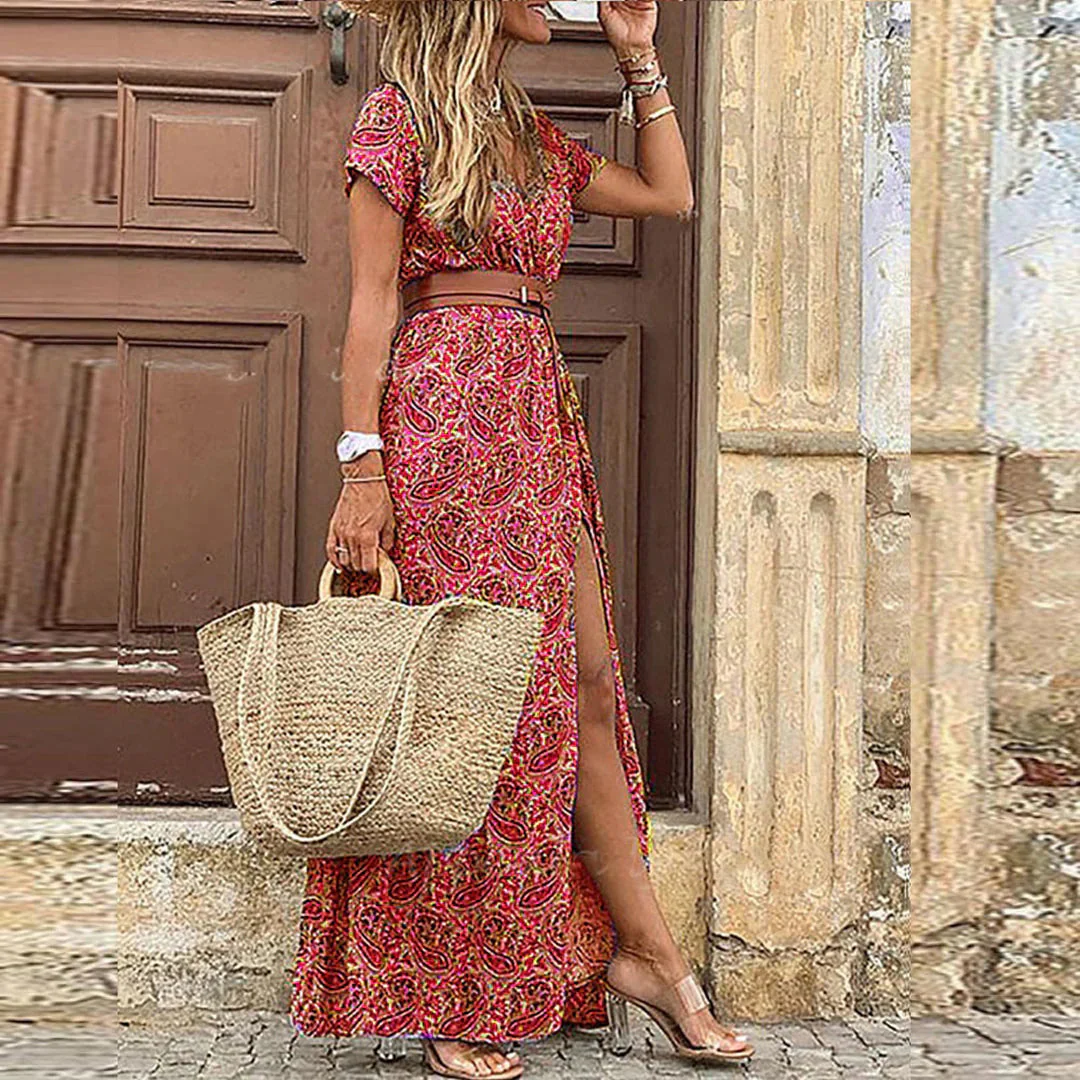 Luftiges Boho-Maxikleid Damen – Elegante Kleider Für Hochzeitsgast & Sommeranlässe - Image 5
