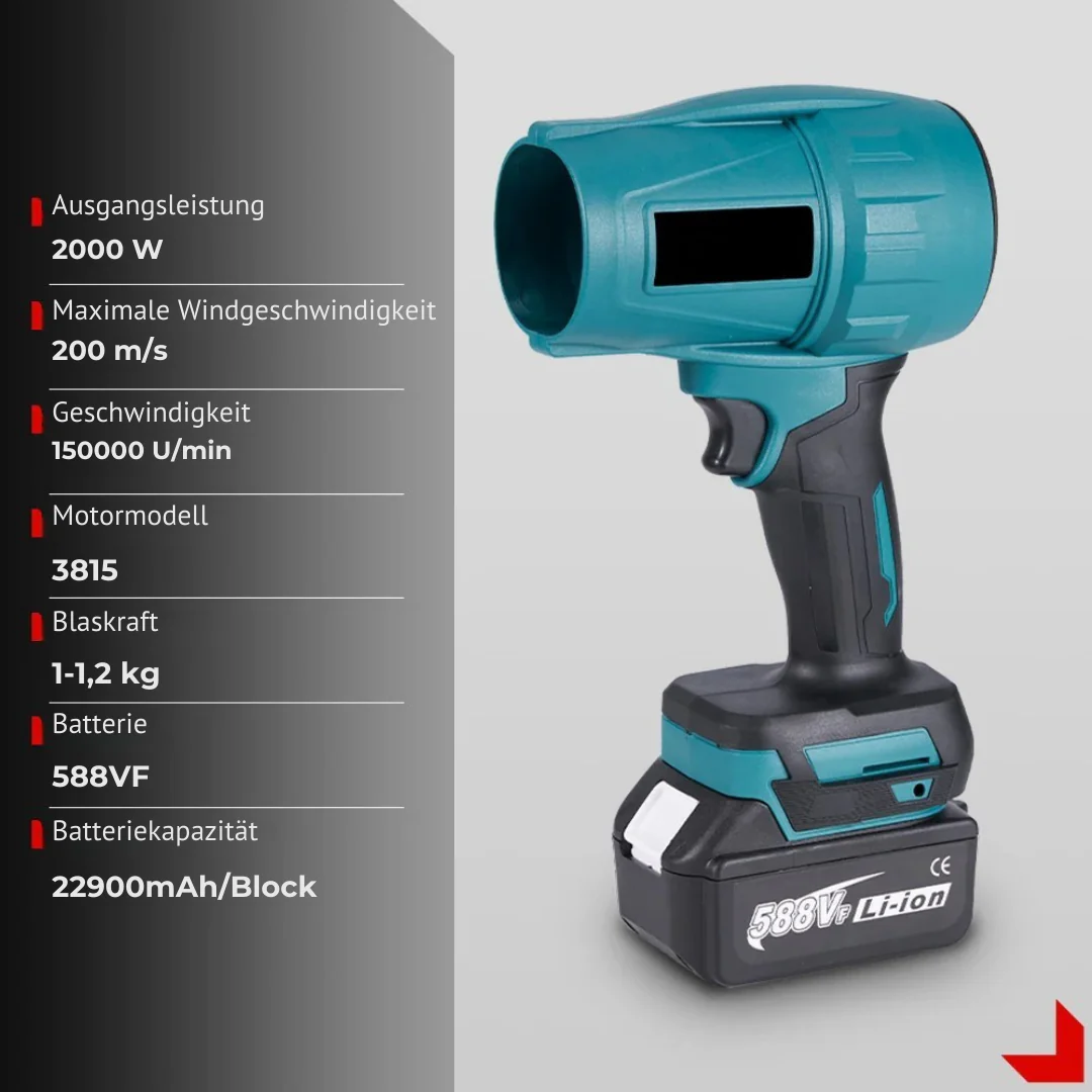 LuftKraft™ Hochdruck Präzisions Reinigung