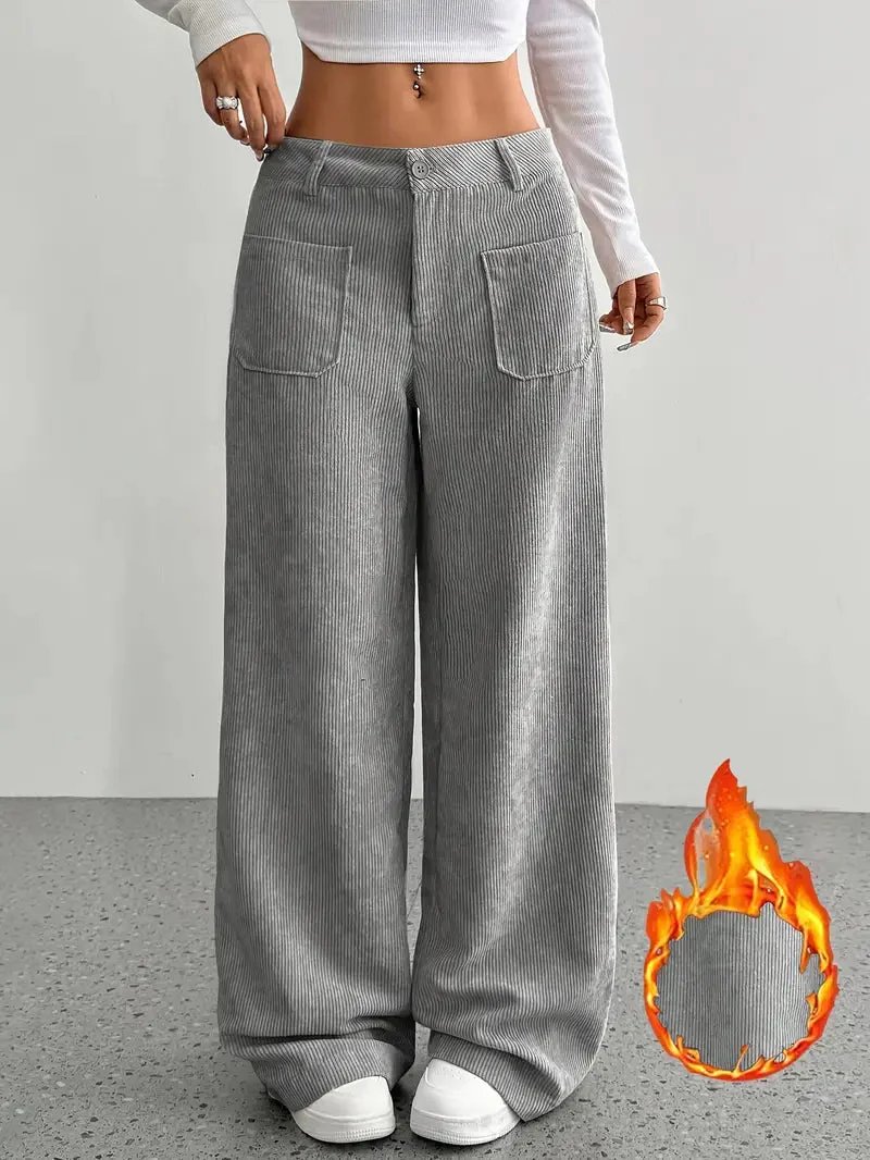Luisa | Trendige Hoch Taillierte Cordhose - Image 7
