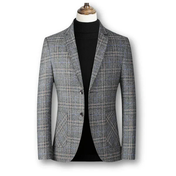 Lukas | Eleganter Herrenblazer im Tartan-Stil - Image 3