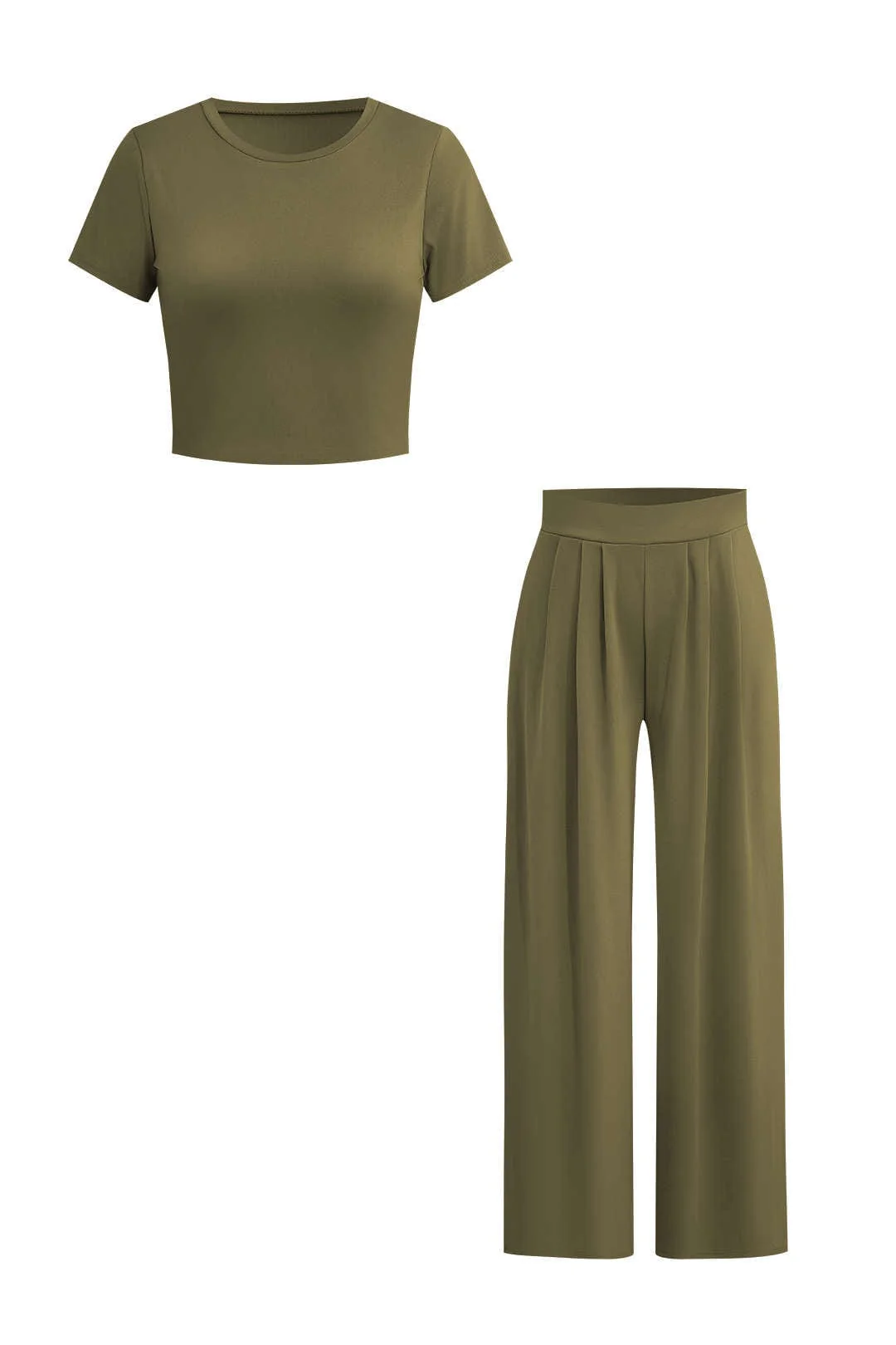 Luna | Elegantes Zweiteiler-Set mit Crop-Top & Palazzo-Hose - Image 39