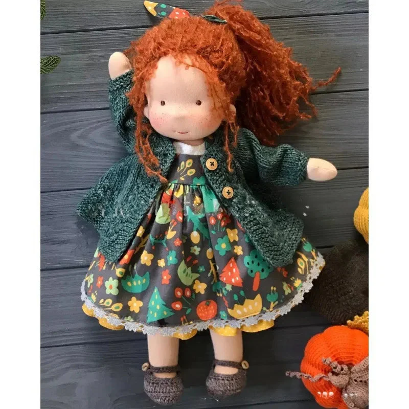 Luna | Handgemachte Waldorf-Plüschpuppe – Weiches Baumwollspielzeug mit Stoffbox | Süß & Gemütlich | Für Kindergeburtstage & tägliches fantasievolles Spielen - Image 34