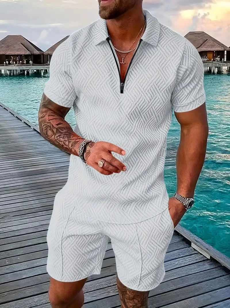 Luxuriöses Herren-Sommer-Shirt und Shorts-Set - Ehrenfried - Image 2