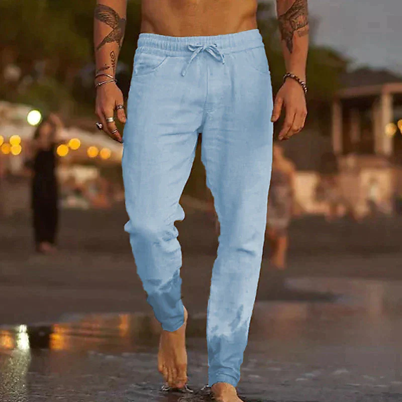 Lyrik - Hochwertige Leinen-Strandhose - Image 7
