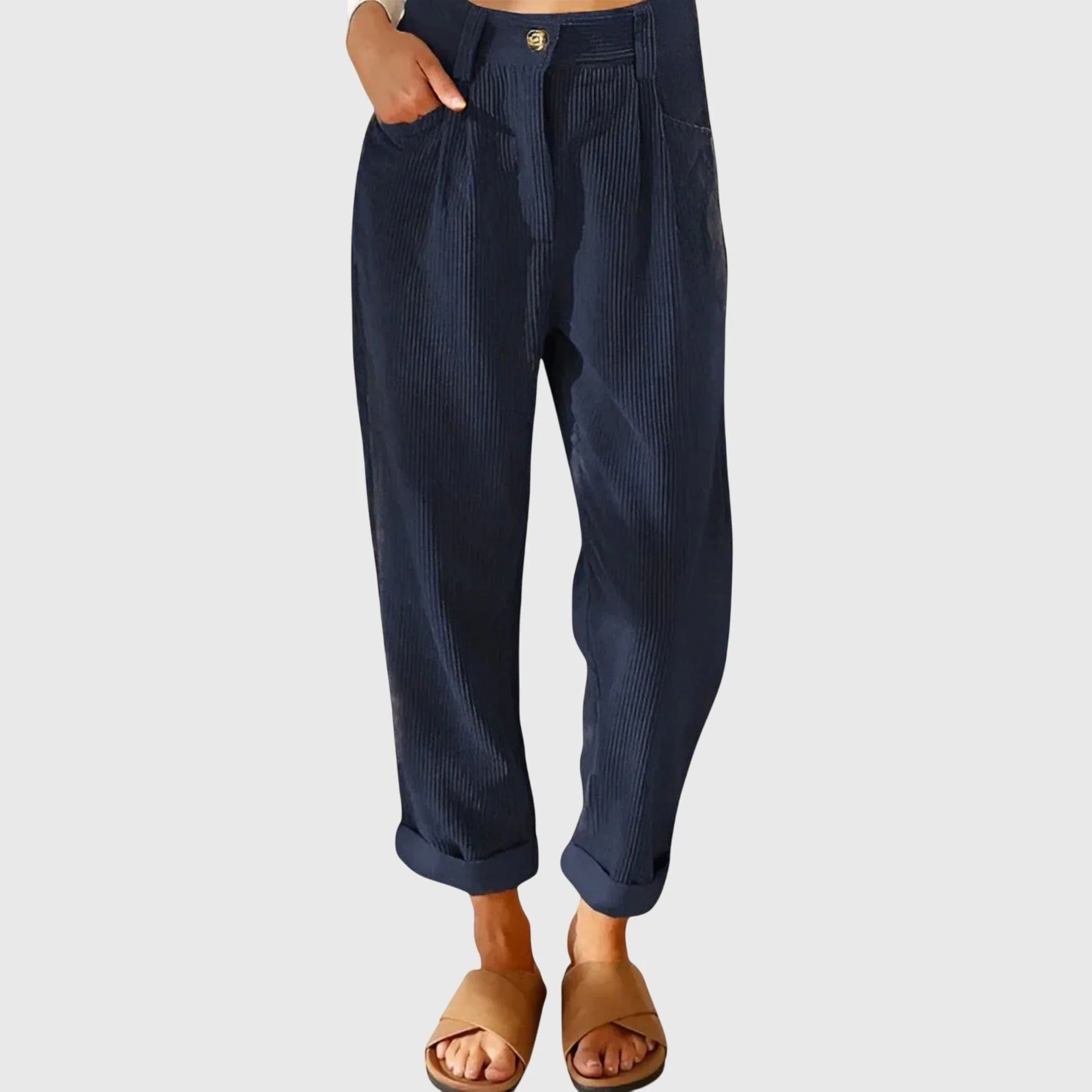 Mara | Damen Cordhose stylisch modern elegant - Image 4
