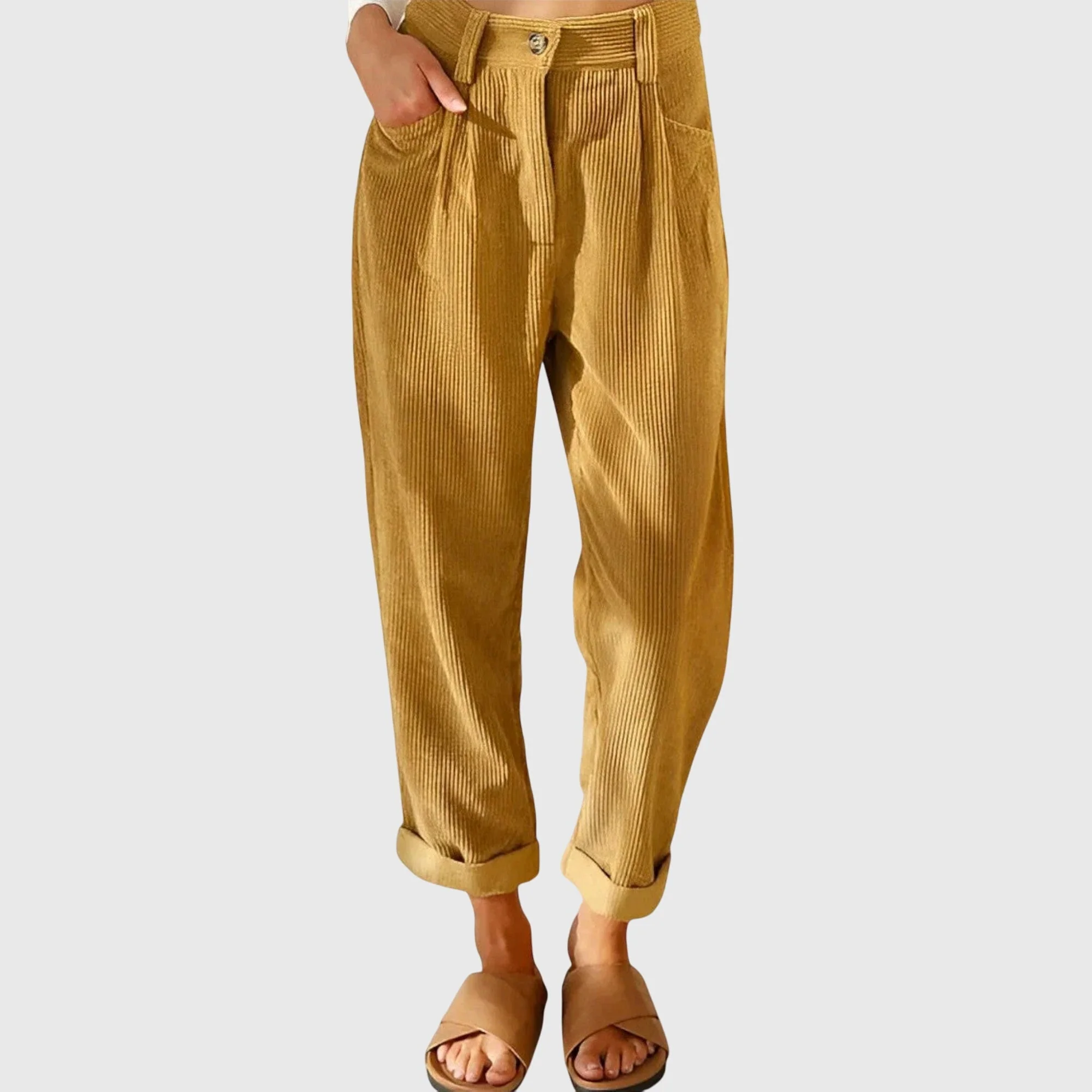 Mara | Damen Cordhose stylisch modern elegant - Image 5