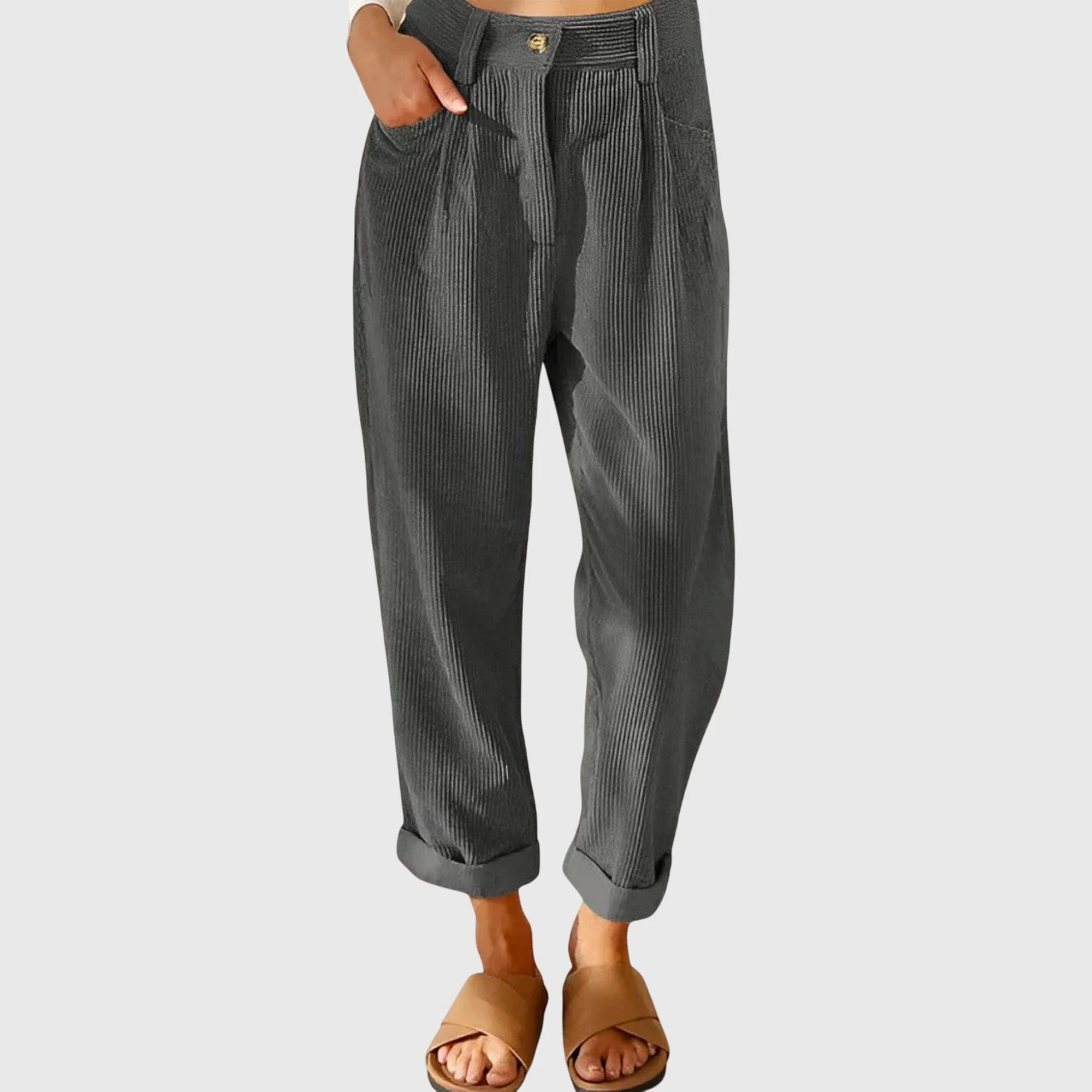 Mara | Damen Cordhose stylisch modern elegant - Image 6