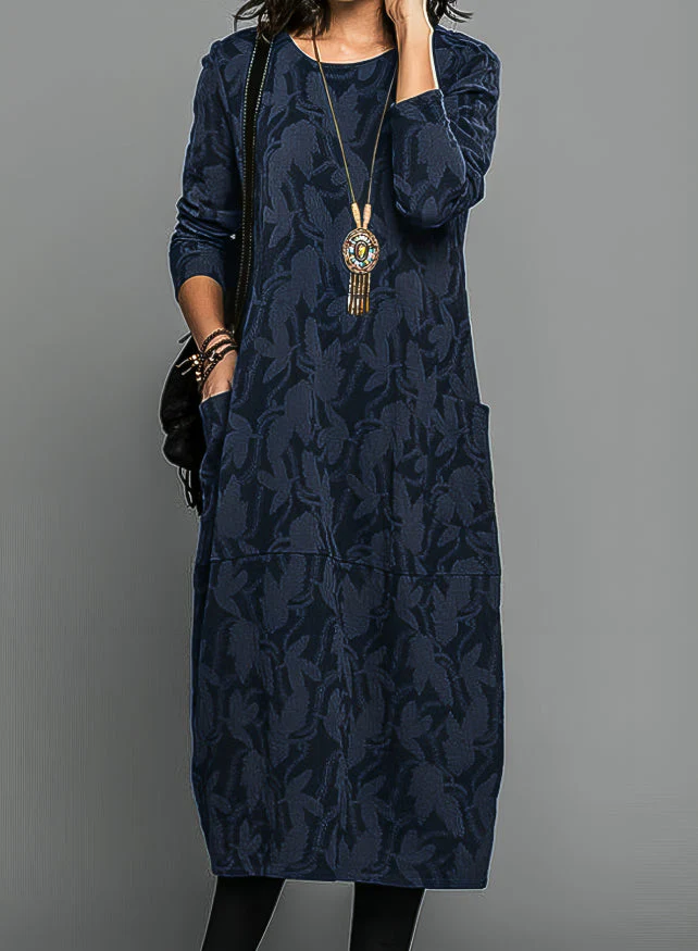 Mara | Winterkleid Damen mit Rundhalsausschnitt stylisch - Image 3