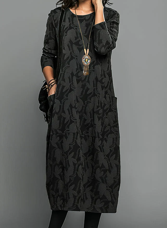 Mara | Winterkleid Damen mit Rundhalsausschnitt stylisch - Image 4