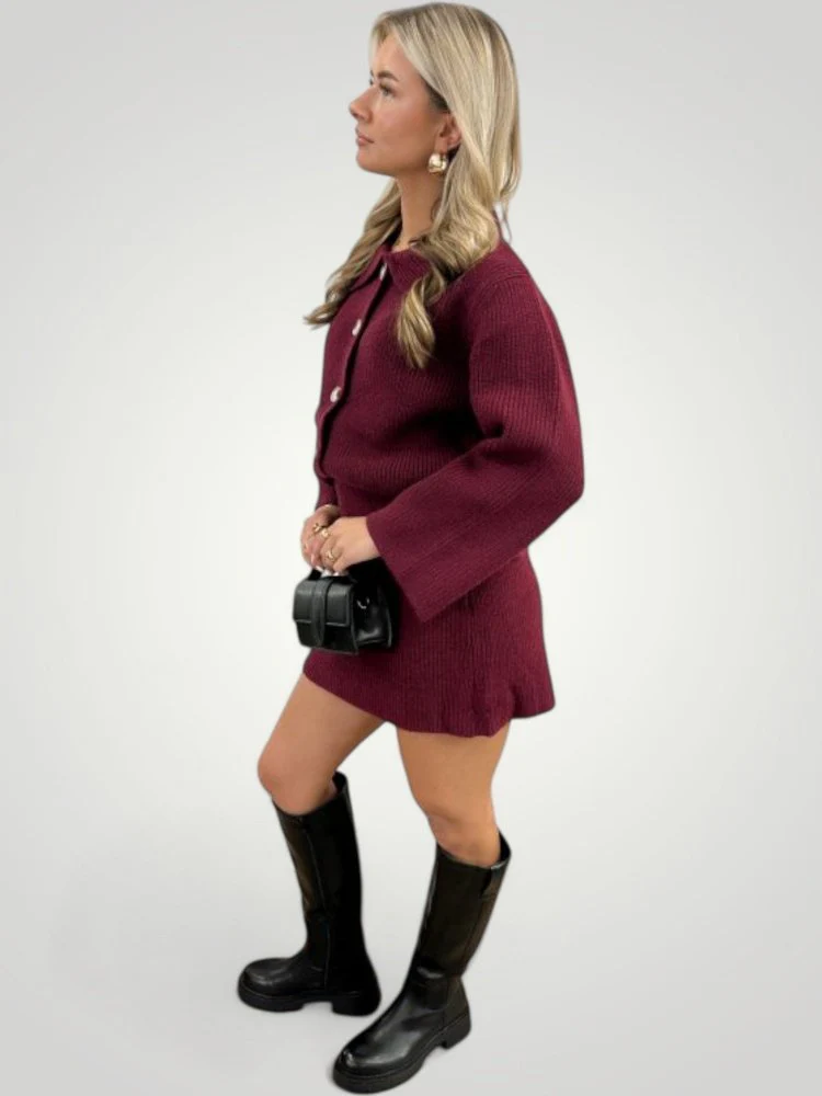 Maren | Elegantes Button-Down-Set mit Rock - Image 3