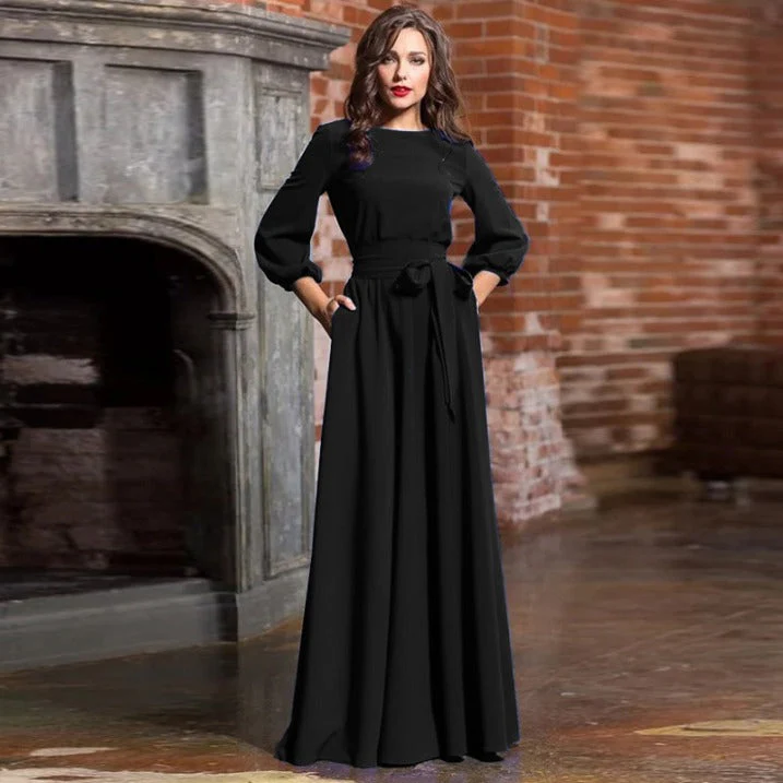 Maria | Elegantes langärmeliges Zeremoniekleid - Image 3