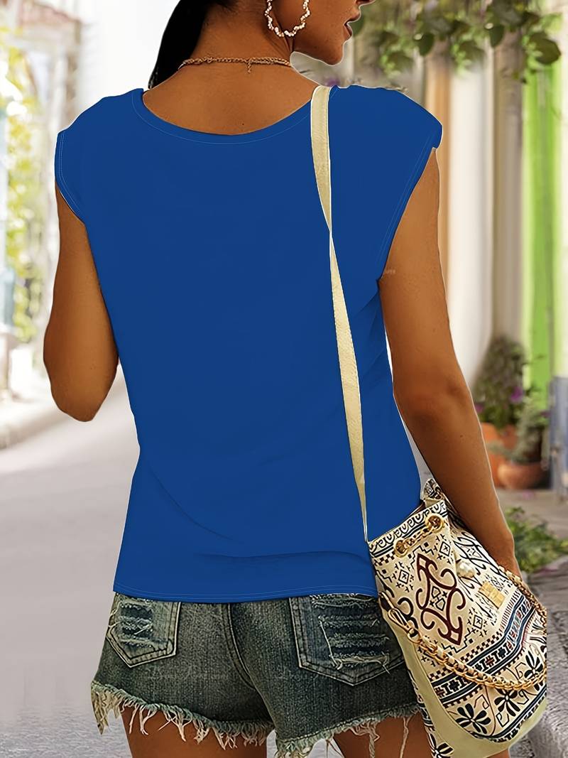Marie | Elegantes T Shirt mit V Ausschnitt