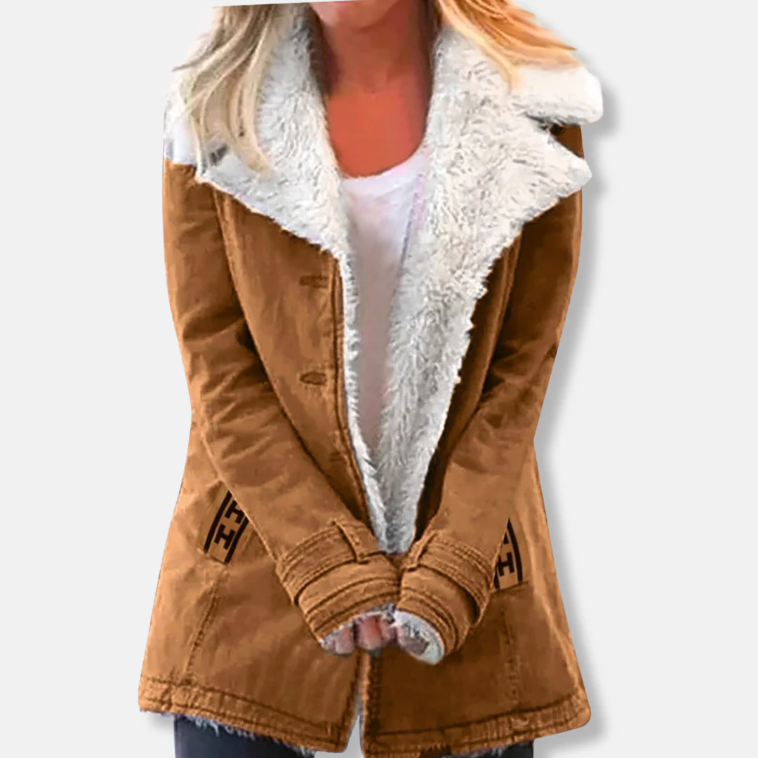 Marie – Gefütterter Wintermantel mit Teddyfutter