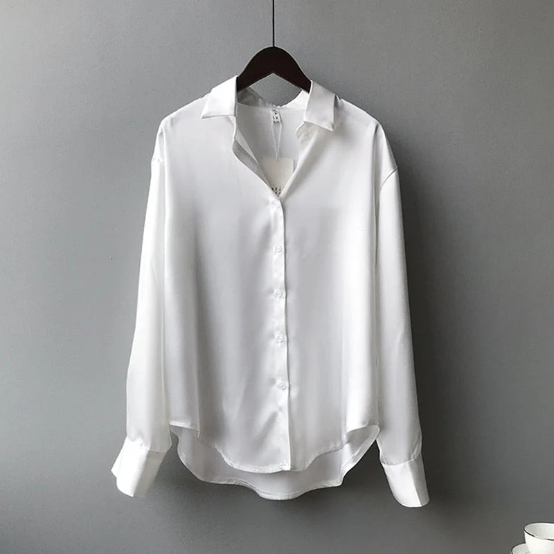 Marie | Seidenhemd Vintage bluse aus 100% Seide - Image 5