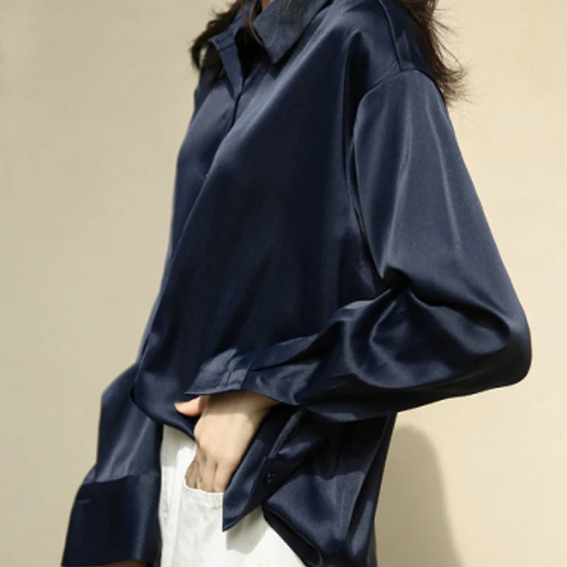 Marie | Seidenhemd Vintage bluse aus 100% Seide - Image 7