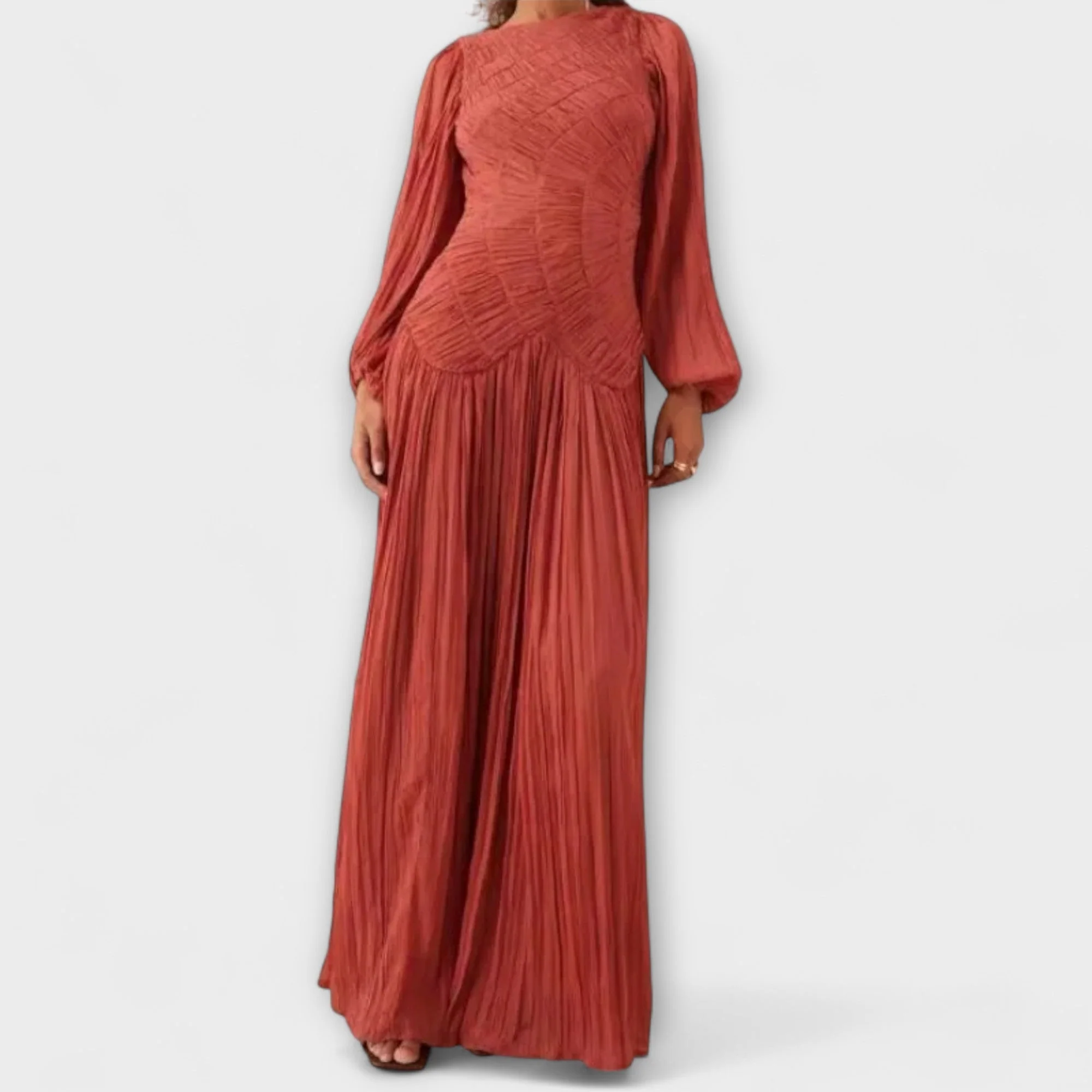 Marienna – Maxikleid mit kunstvollem Faltenfall - Image 3