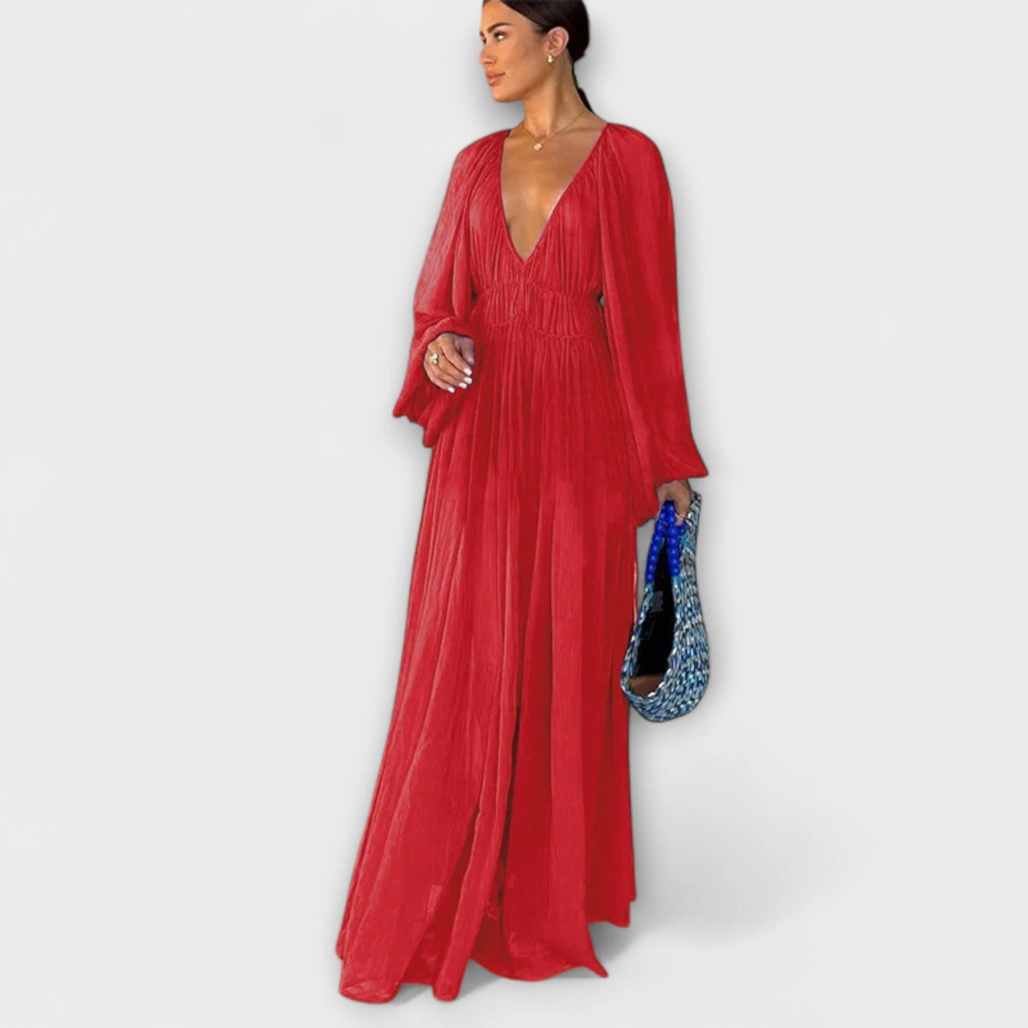Marienna – Maxikleid mit kunstvollem Faltenfall - Image 5
