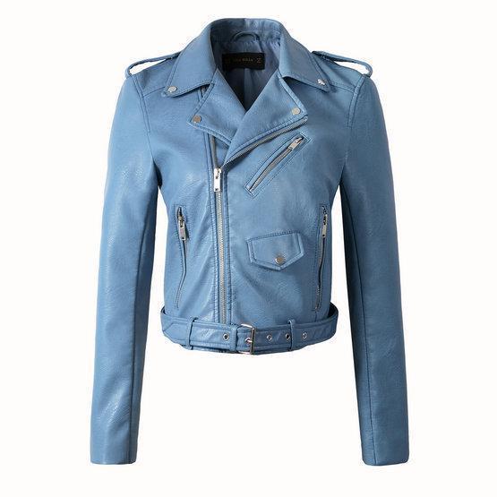 Marina | Klassische jacke Biker mit Reißverschluss - Image 2