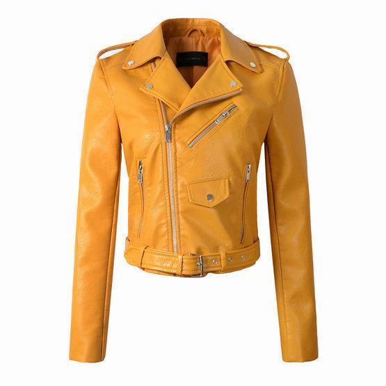 Marina | Klassische jacke Biker mit Reißverschluss - Image 5