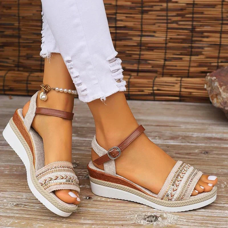 Maritime Elegante Damen Sandalen