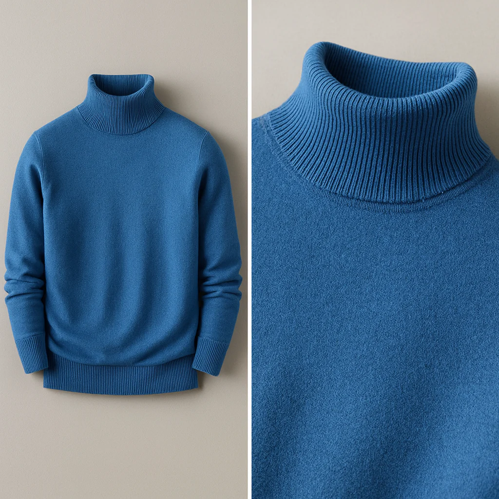 Markus | Pullover Herren hoher Kragen elegant & lässig - Image 2