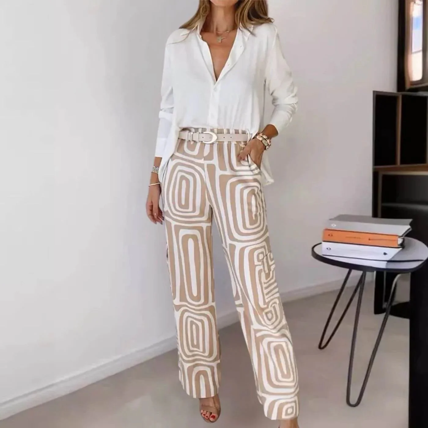 Marlene | Stilvolles Damen Set aus Bluse & Hose - Image 2