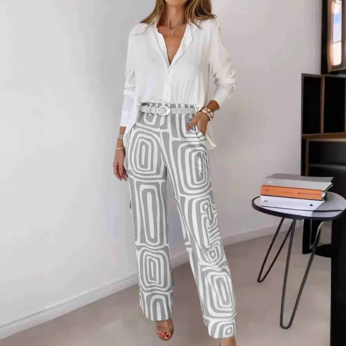 Marlene | Stilvolles Damen Set aus Bluse & Hose - Image 3