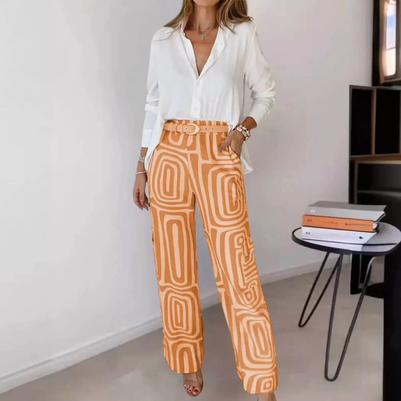 Marlene | Stilvolles Damen Set aus Bluse & Hose - Image 4