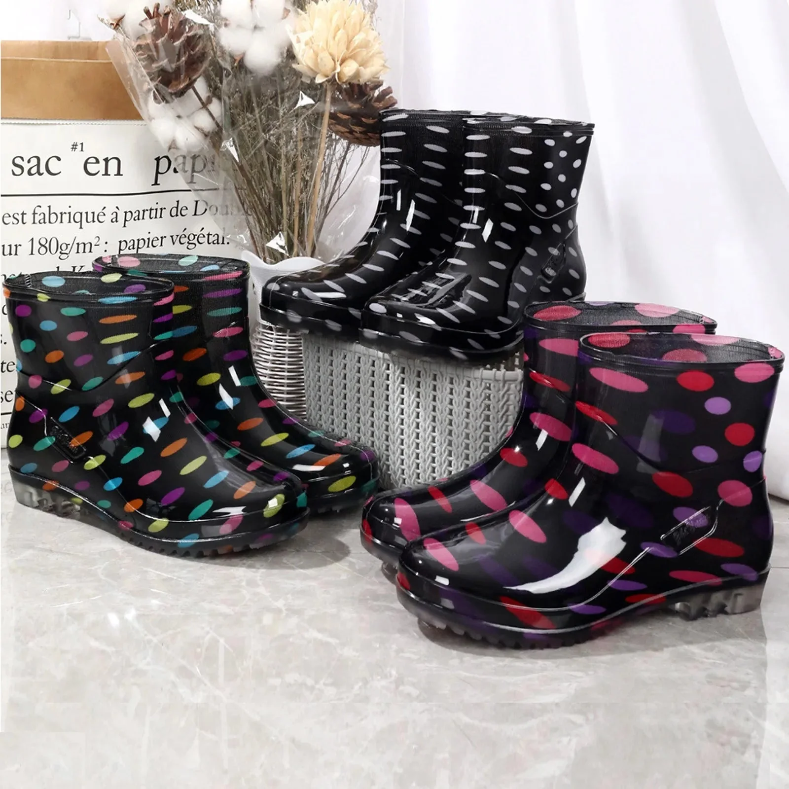 Martina | Bunte Wasserdichte Gummistiefel