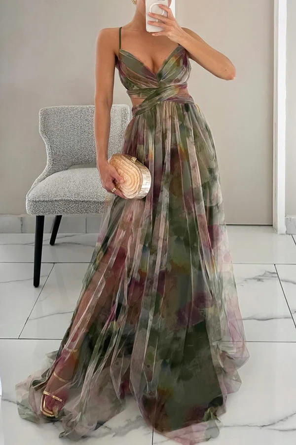 Maxikleid mit Blumendruck für Damen – Elegantes Sommerkleid für besondere Anlässe - Image 10