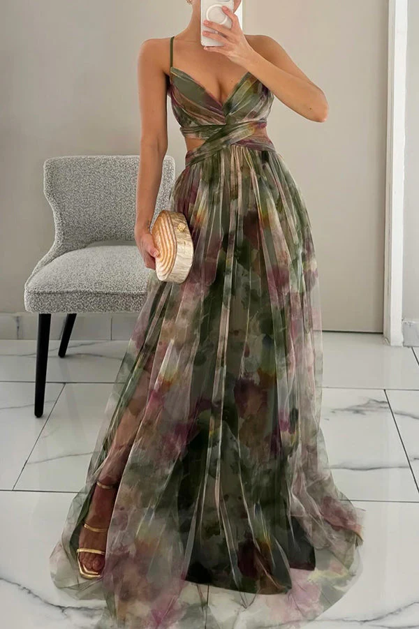 Maxikleid mit Blumendruck für Damen – Elegantes Sommerkleid für besondere Anlässe - Image 7