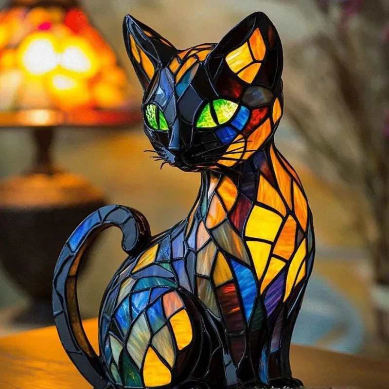 Mehrfarbiges Nachtlicht – Kompakte Lampe mit gedämpftem Licht für gemütliche Innenräume, 17 x 17 cm