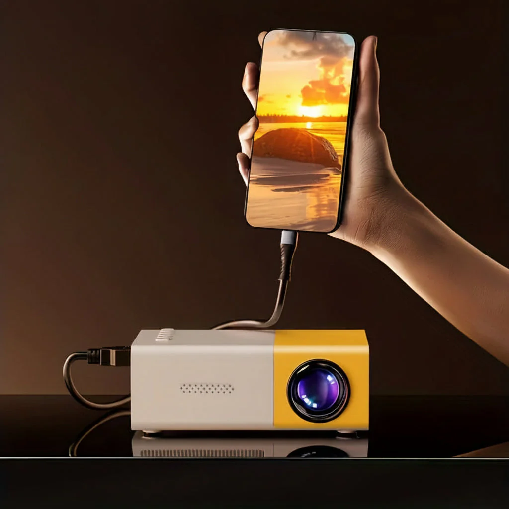 Mini Projektor Weltmeisterschaft Tragbarer Beamer Heimkino - Image 4