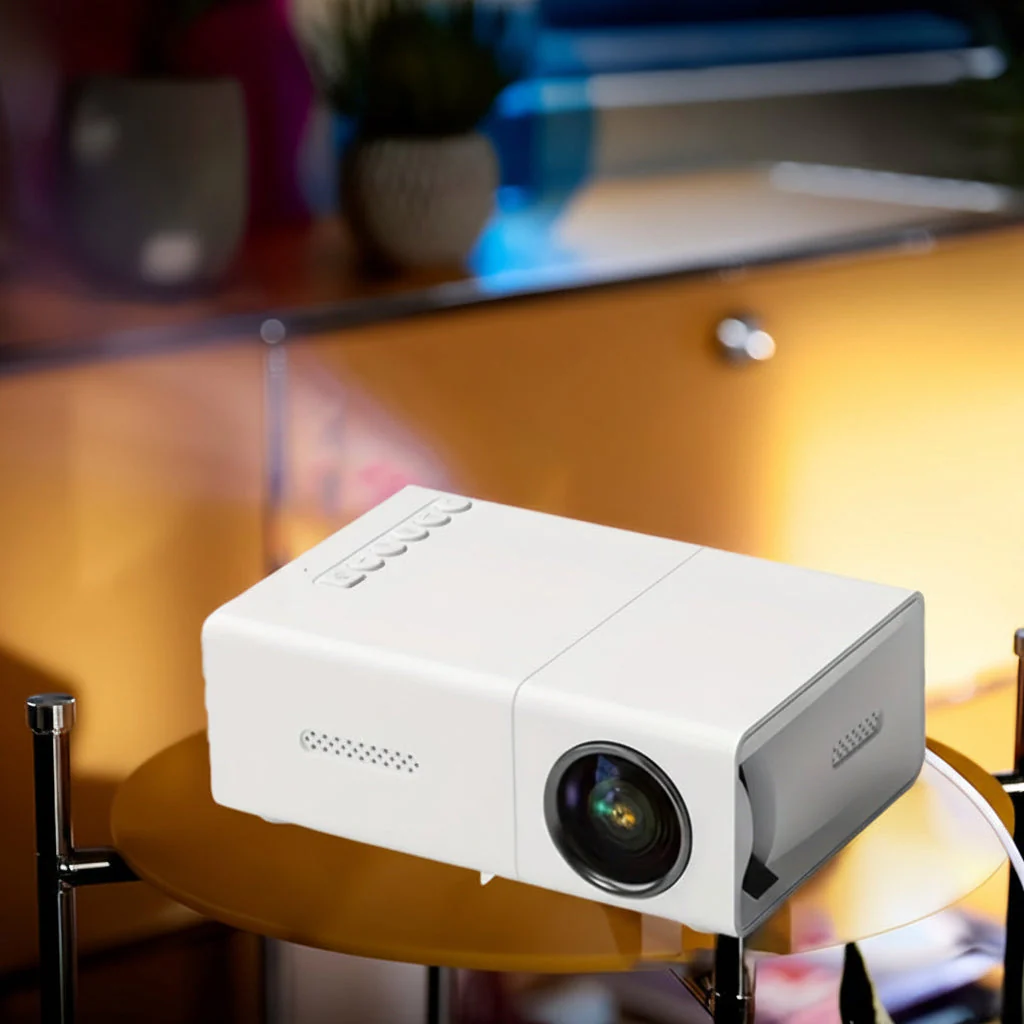Mini Projektor Weltmeisterschaft Tragbarer LED Beamer Heimkino