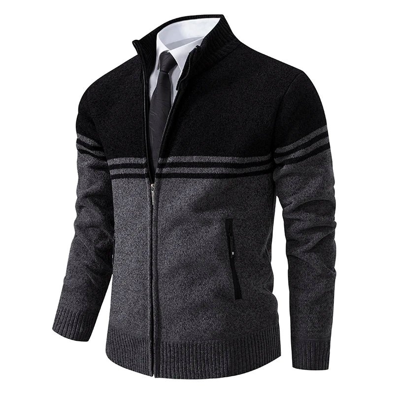 Minimalistisch Bequeme warme Strickjacke - Magnus