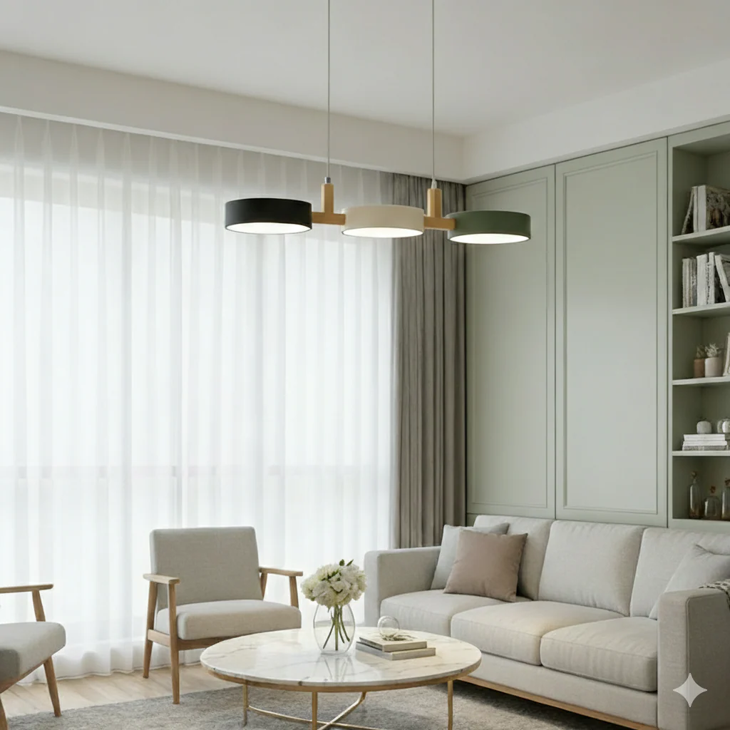 Moderne Metall Pendelleuchte Zylinder Deckenlampe minimalistisch - Image 10