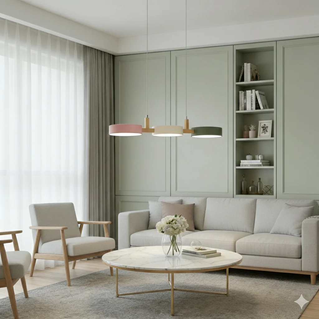 Moderne Metall Pendelleuchte Zylinder Deckenlampe minimalistisch - Image 11