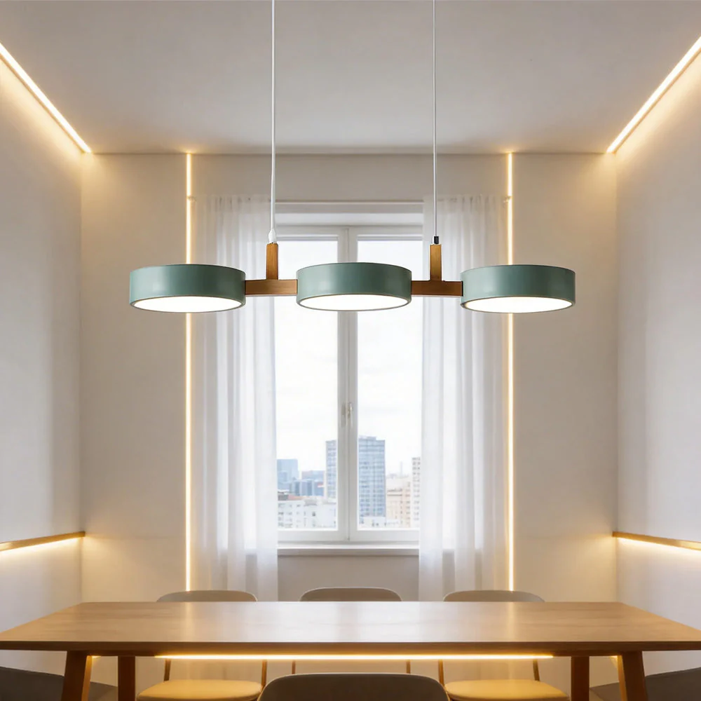 Moderne Metall Pendelleuchte Zylinder Deckenlampe minimalistisch - Image 6