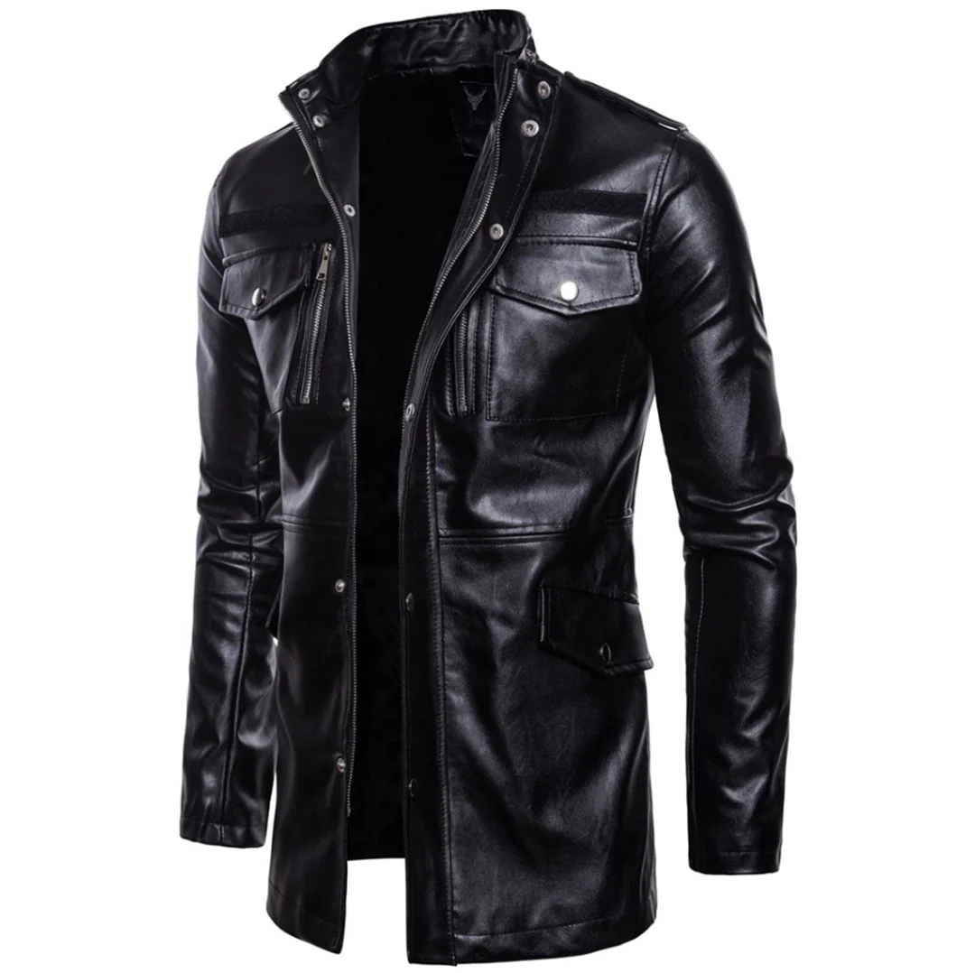 Modische Lederjacke für Männer - Denzell - Image 2