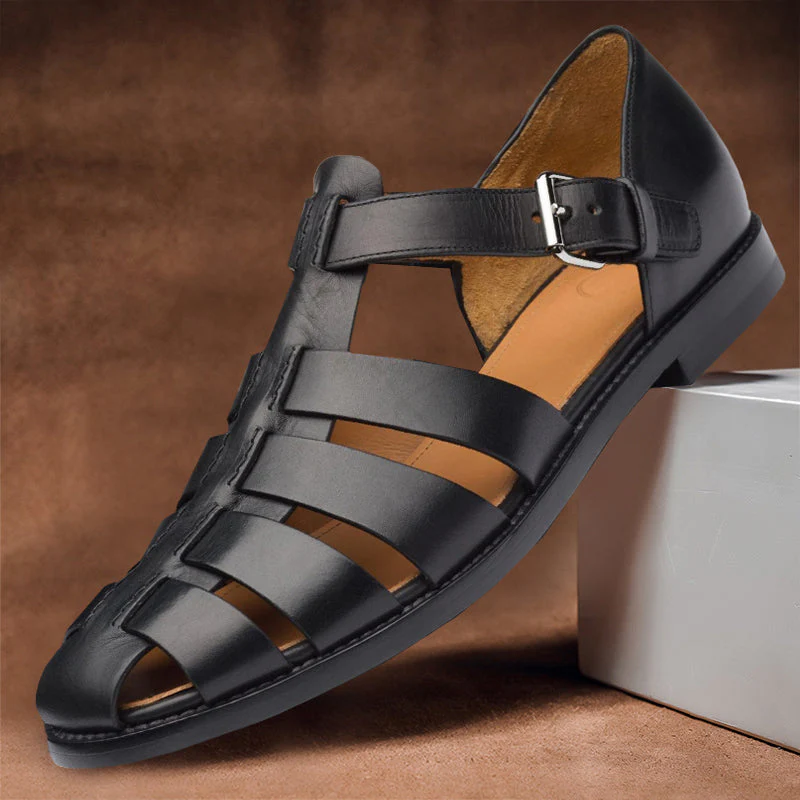 Modische Sommersandalen aus Leder - Chlodwig - Image 2