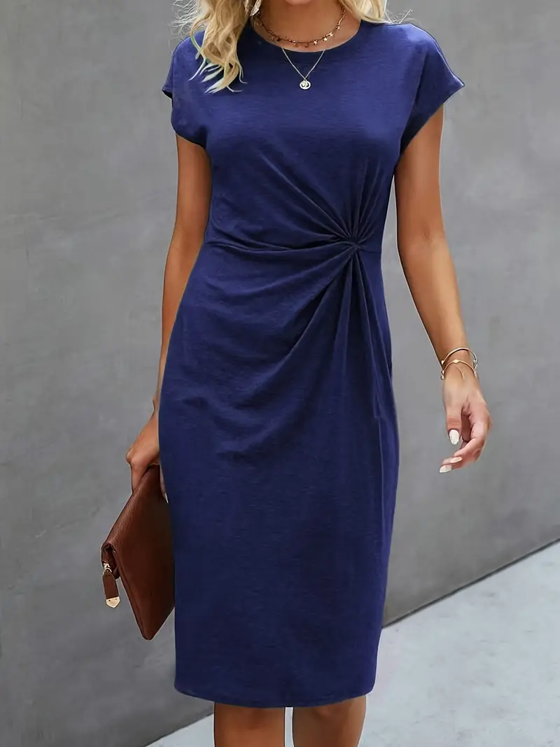Monette – Lässig-schickes Midikleid mit Knotendetail - Image 6