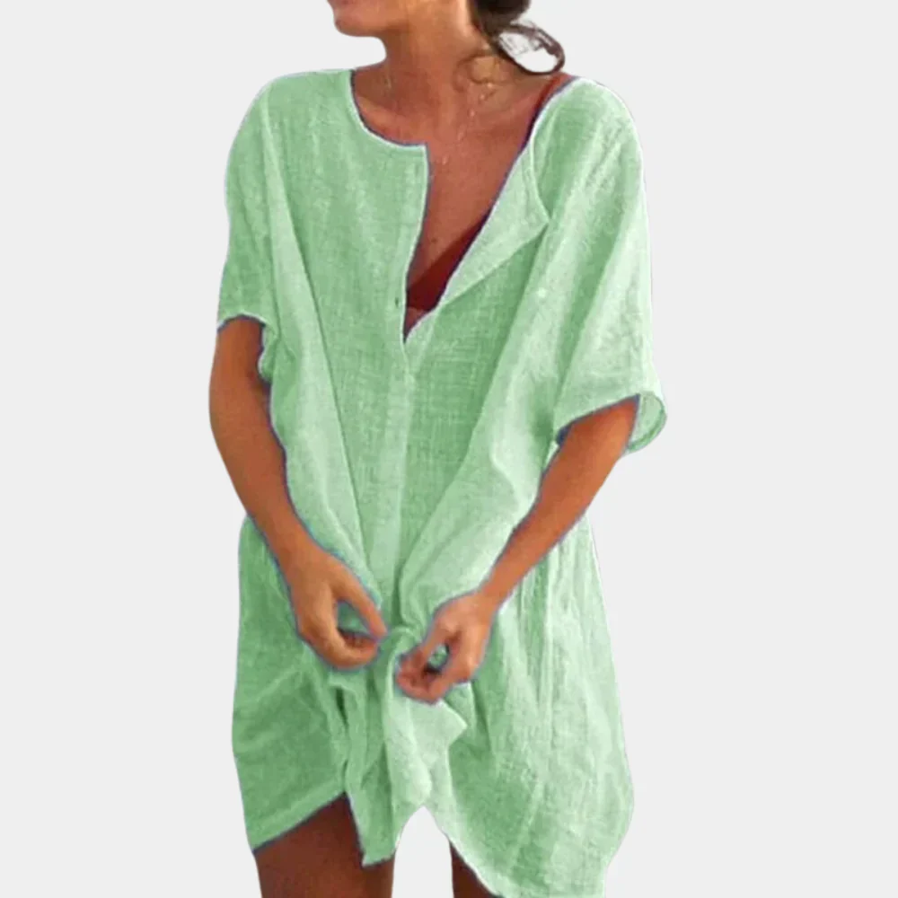 Myrtell – Strandkleid aus Leinen mit lockerer Passform - Image 5